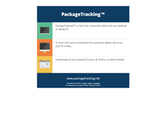 Tablet Screenshot of packagetracking.net